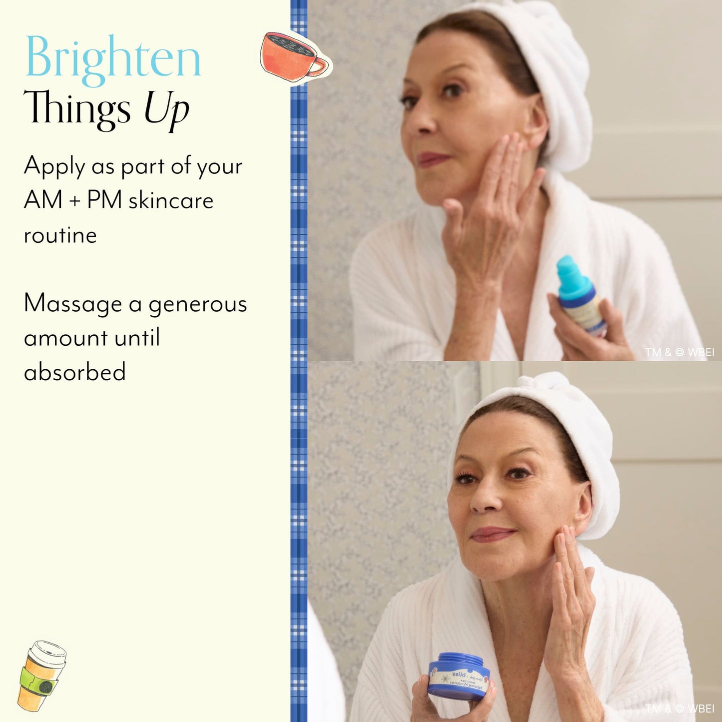 Gilmore Girls x Bliss Bright Idea Vitamin C Serum + Moisturizer Duo