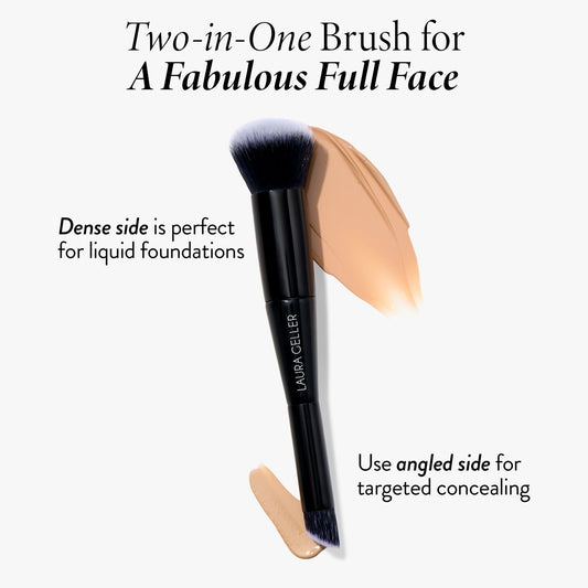 Dual-Ended Concealer + Foundation Brush